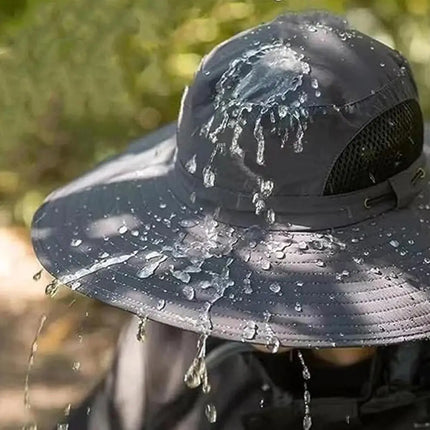 Chapeau de Soleil Unisexe - Protection UV, Rabat de Cou et Tissu Respirant