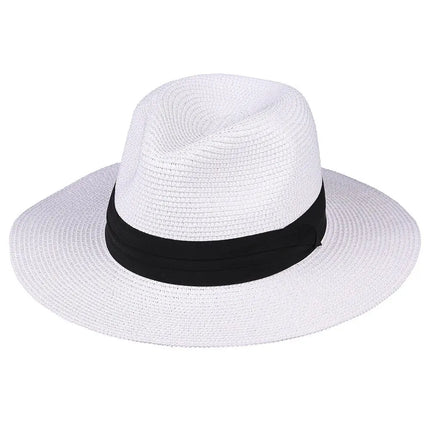 Chapeau Fedora en Paille Unisexe - Élégance et Protection Solaire