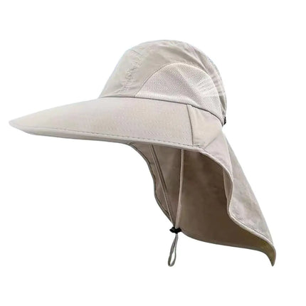 Chapeau de Soleil Unisexe - Protection UV, Rabat de Cou et Tissu Respirant