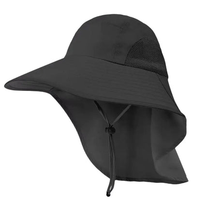 Chapeau de Soleil Unisexe - Protection UV, Rabat de Cou et Tissu Respirant