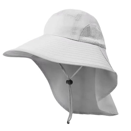 Chapeau de Soleil Unisexe - Protection UV, Rabat de Cou et Tissu Respirant